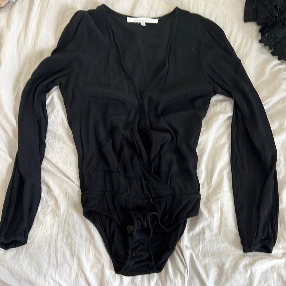 Small black bodysuit. Lovers + friends. Never worn.